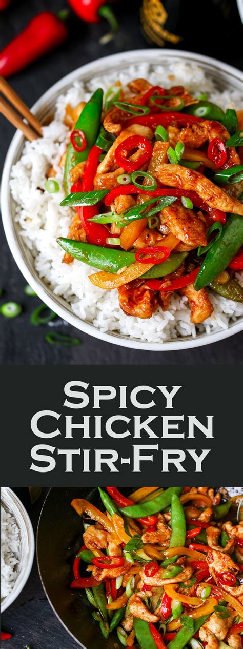 Healthy Spicy Chicken and Vegetable Stir Fry Recipe