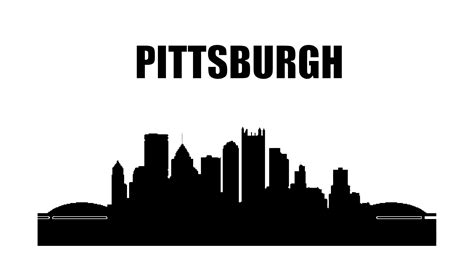 PITTSBURGH Silhouette SVG EPS Cut File | Etsy