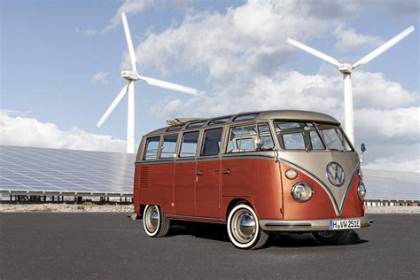 Volkswagen builds retrotech electric Kombi