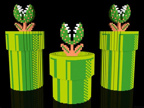 3D Mario Piranha Plants by NES--still-the-best on DeviantArt