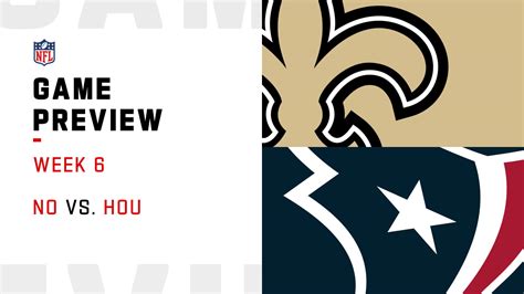 New Orleans Saints vs. Houston Texans preview | Week 6