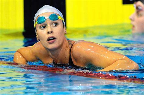 A nadadora Federica Pellegrini, prata em Atenas 2004 e ouro em Pequim 2008 nos 200m livre, será ...