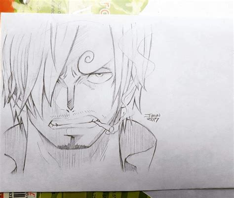 Vinsmoke Sanji Drawing, Pencil, Sketch, Colorful, Realistic Art Images | Drawing Skill