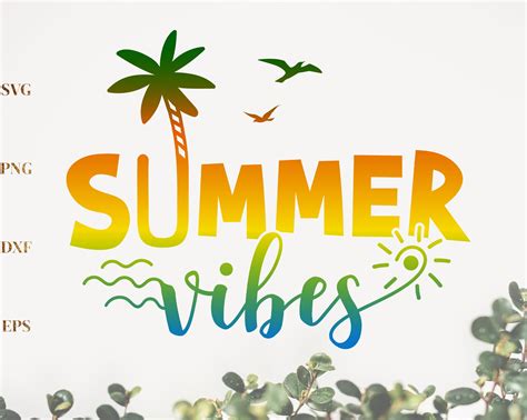 Summer vibes Svg Png Beach Life SVG summertime svg summer | Etsy