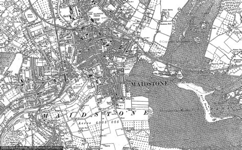 Old Maps of Maidstone, Kent - Francis Frith