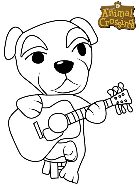 Animal Crossing Halloween Coloring Pages