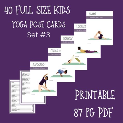 Kids Yoga Poses Printable