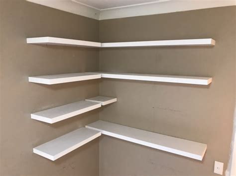 Floating Shelf matte white 800x250x38mm – The Shelving Shop