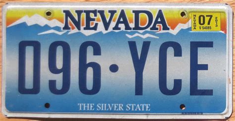 2013 Nevada vg | Automobile License Plate Store: Collectible License Plates for Less