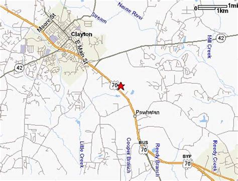 Clayton Nc Map