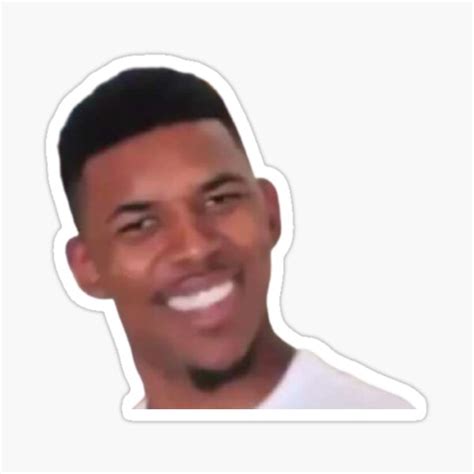 "White Nick Young meme mask" Sticker by lucashipp | Redbubble