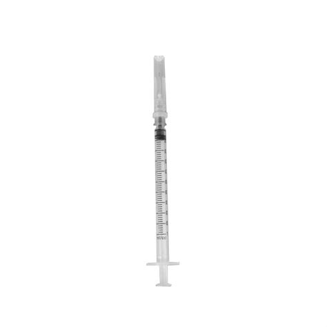 China Sterile Disposable Insulin Medical Syringe With Fixed Needle Luer ...