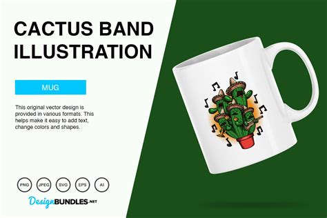 Cactus Band Vector Illustration