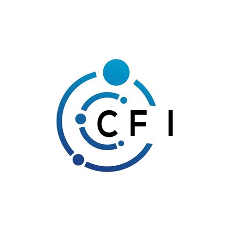 CFI letter logo design on white background. CFI creative initials letter logo concept. CFI ...