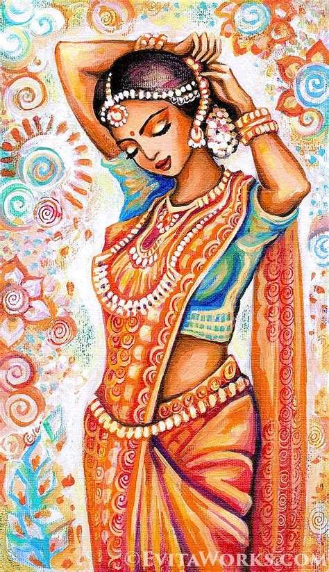 Aroma of Saffron, Indian girl | Indian art paintings, Indian artwork, Beautiful art paintings
