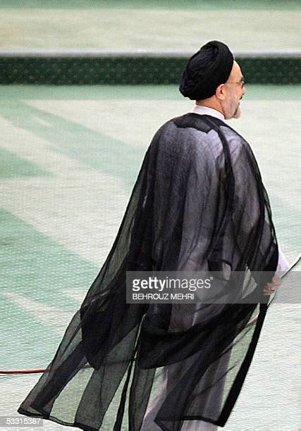 Outgoing Iranian President Mohammad Khatami Attends His Farewell Ceremony Photos and Premium ...