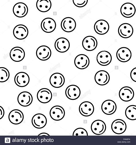 Smiley Black And White Wallpaper