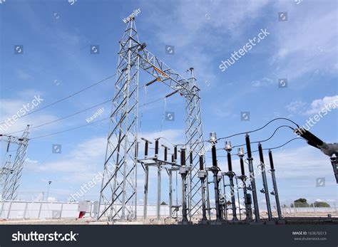 High Voltage Electrical Substation Stock Photo 163676513 | Shutterstock