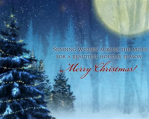 "A Merry Wish Across the Miles" | ecard | Blue Mountain