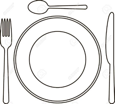 table setting clipart black and white 10 free Cliparts | Download images on Clipground 2023