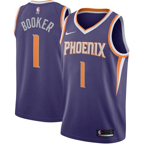 Nike Devin Booker Phoenix Suns Purple Swingman Jersey - Icon Edition