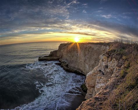 Cliff Walkers at Sunset Photograph by Morgan Wright - Pixels