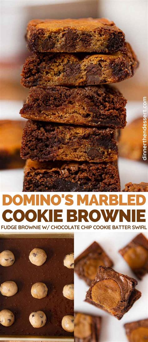 Domino's Marbled Cookie Brownie Recipe (Copycat) - Dinner, then Dessert