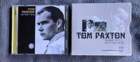 Tom Paxton - Ramblin' Boy/Ain't That News! In Shrink 2on1 CD NM | eBay