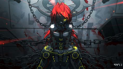 Anime, Girl, Chained, Pixiv Fantasia, 4K, 3840x2160, #31 Wallpaper PC ...