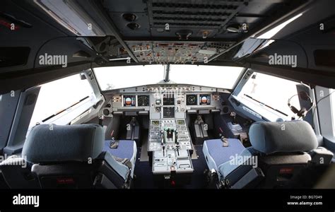 The cockpit of a new Easyjet Airbus A319 at Belfast International Airport, Wednesday, December ...