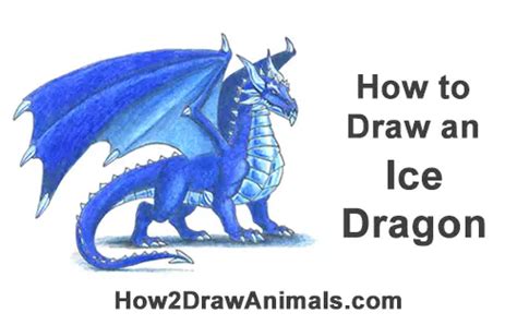 How to Draw an Ice Dragon VIDEO & Step-by-Step Pictures