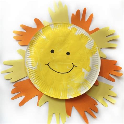 Paper Plate Sun + Sun Crafts for Kids - Crafts on Sea