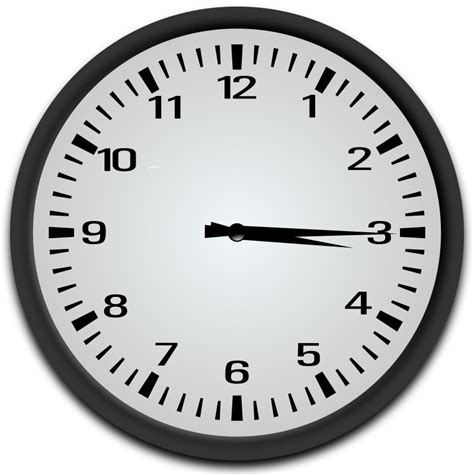 Quarter past 3 o'clock - Openclipart