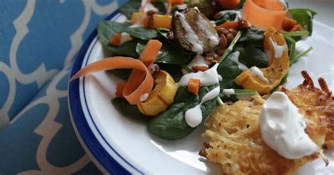 Hanukkah Salad with Delicata Squash & Baby Spinach - 18Doors