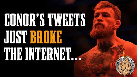 Conor McGregor BREAKS THE INTERNET with the DRUNKEST TWEETS in HUMAN ...