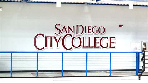 San Diego City College gym interior hand painted graphics | Flickr