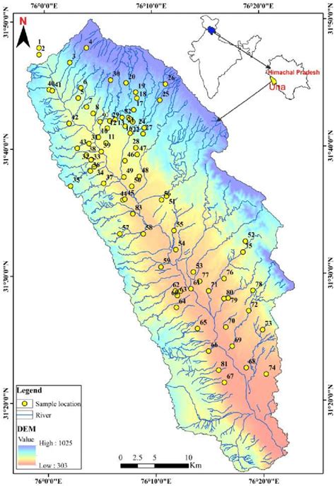 Soan Valley Map