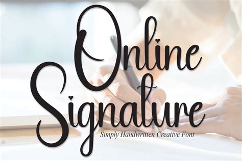 Online Signature Font by william jhordy · Creative Fabrica