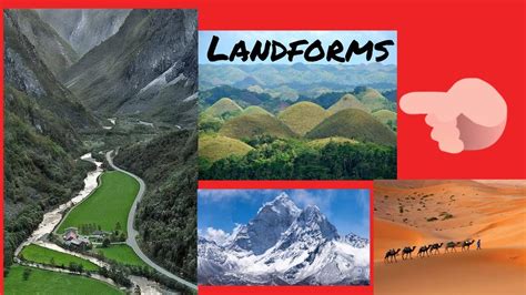 Landforms Mountains Plains Plateaus