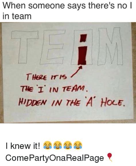 No i in team Memes