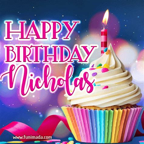 Happy Birthday Nicholas GIFs - Download on Funimada.com