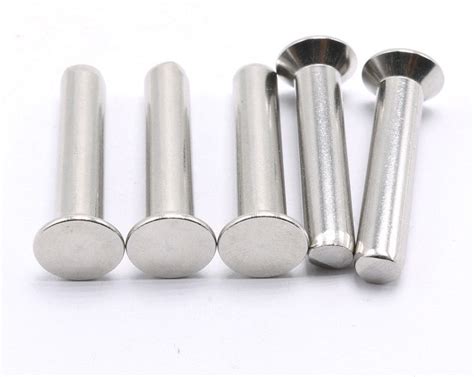 18-8 Flat Head Stainless Steel Solid Rivets , Countersunk Head Solid Rivet