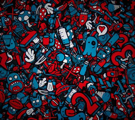 1080P free download | Stickers, blue, red, HD wallpaper | Peakpx