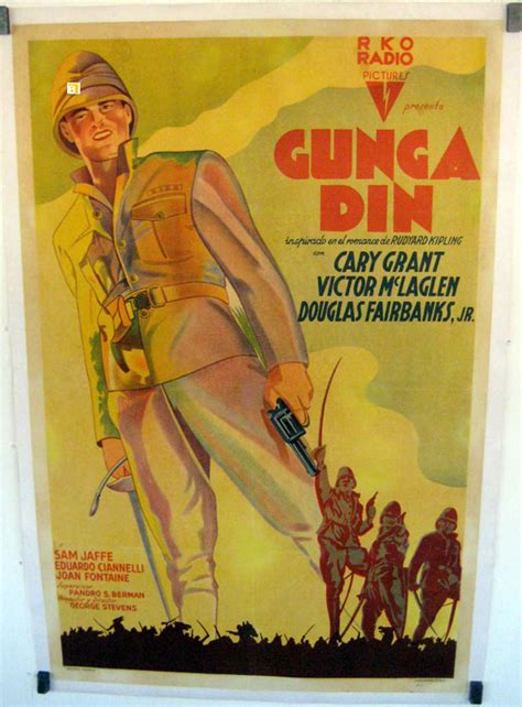 "GUNGA DIN" MOVIE POSTER - "GUNGA DIN" MOVIE POSTER