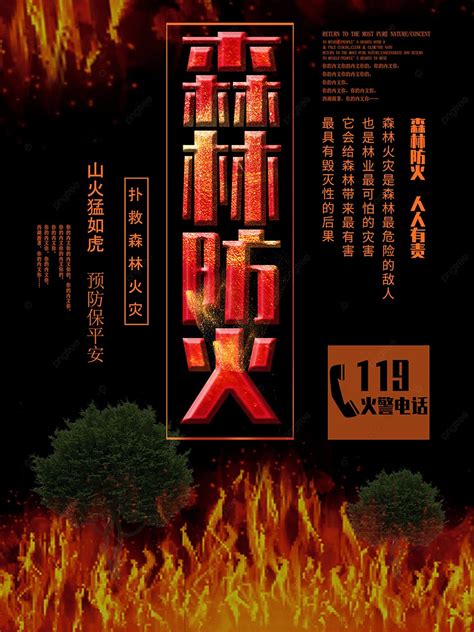 Fire Prevention Theme Exhibition Board Picture Forest Fire Prevention Template Download on Pngtree