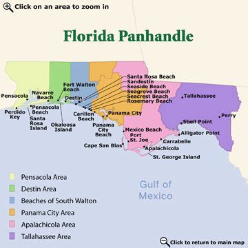 Florida Panhandle Map - Share Map