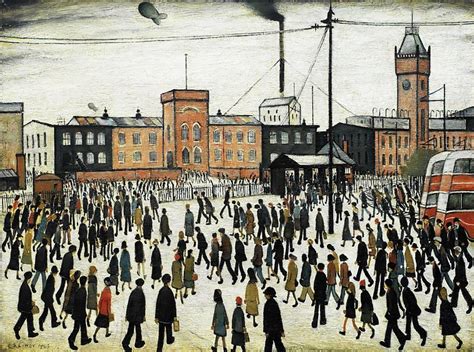 LOWRY, Artist, Matchstick men, Laurence Stephen Lowry, Going to Work ...