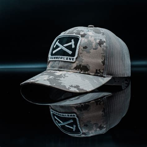 Snapback Light Digital Camo Hammerlane Trucker Hat - Hammer Lane