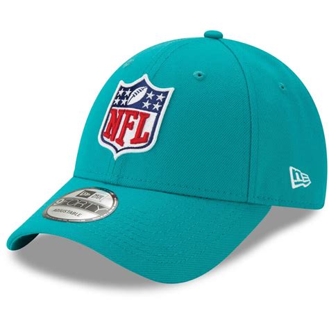 Men's NFL Shield New Era Teal Logo 9FORTY Adjustable Hat