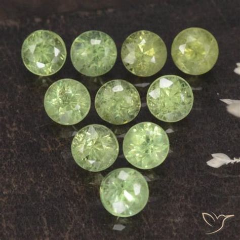 Demantoid Garnet for Sale | Certified Demantoid in Stock